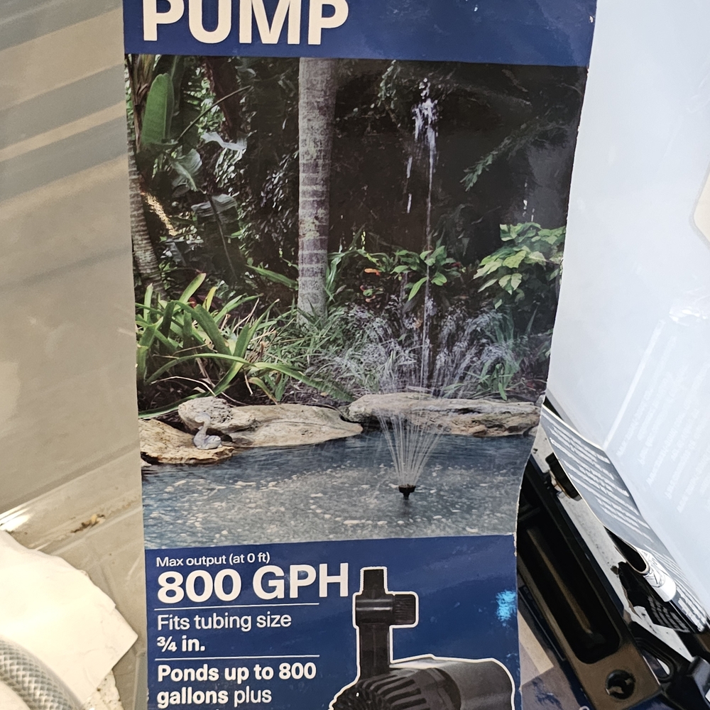 800 GPH Water Pump for Ponds